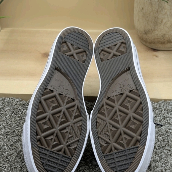 New Converse All Star Ox Low Black Platform Women's Size 7.5 Shoes Comfort - Picture 6 of 7